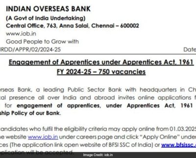 indian overseas bank apprentice